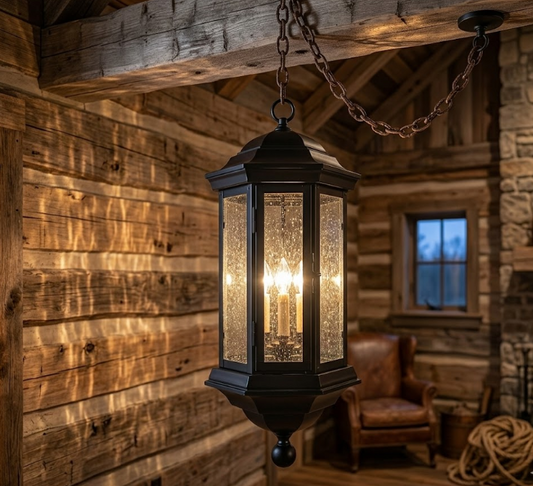 St. James Rubicon Copper Lantern Pendant Light Custom Design