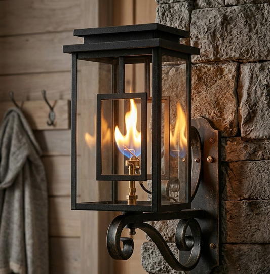 St. James Lyon Gate Copper Lantern Custom Design