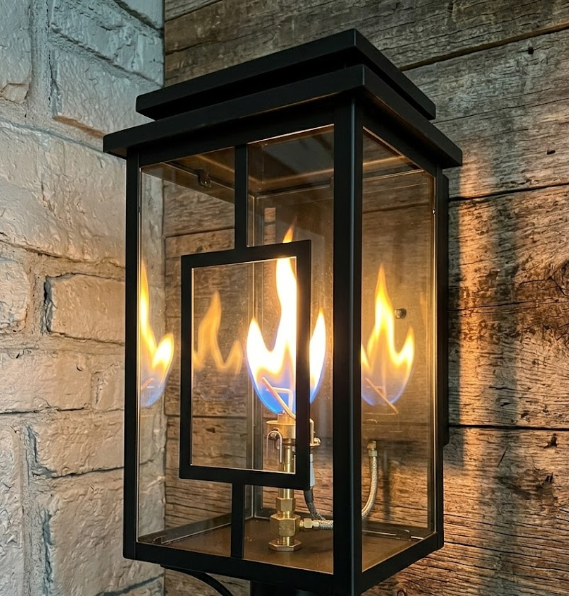 The Lyon Gate Copper Lantern Pendant Light Custom Design
