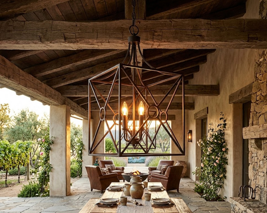 St. James Yucatan Copper Pendant Lights Custom Design