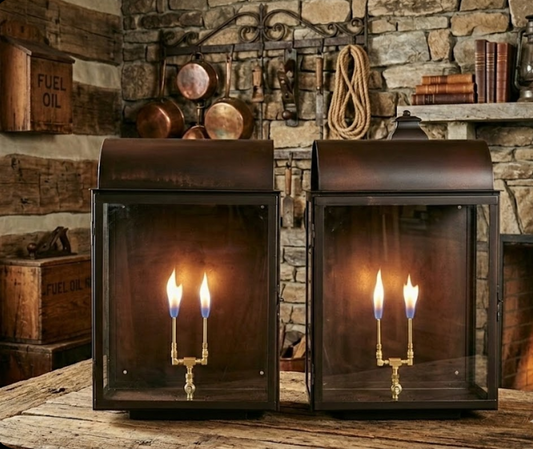 St. James Ravenna Copper Lantern Pendant Light Custom Design