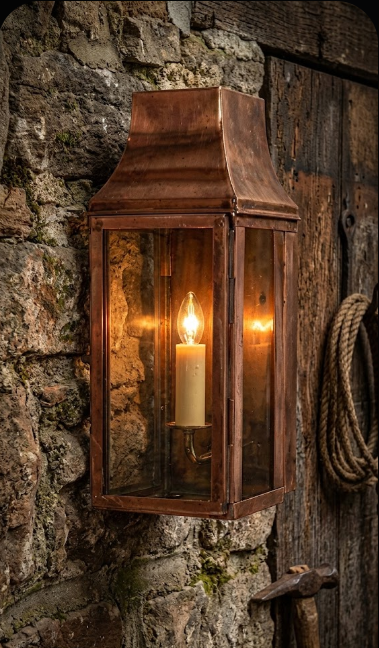 St. James Sepphoris Copper Lantern Pendant Light Custom Design