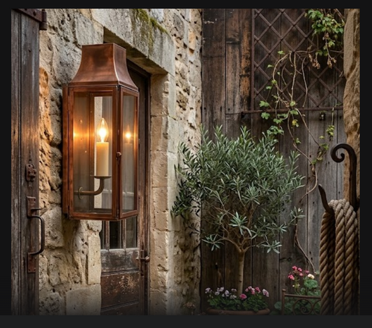 St. James Sepphoris Copper Lantern Pendant Light Custom Design