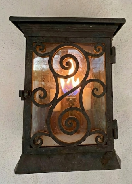 St. James Mediterranean Copper Lantern Custom Design