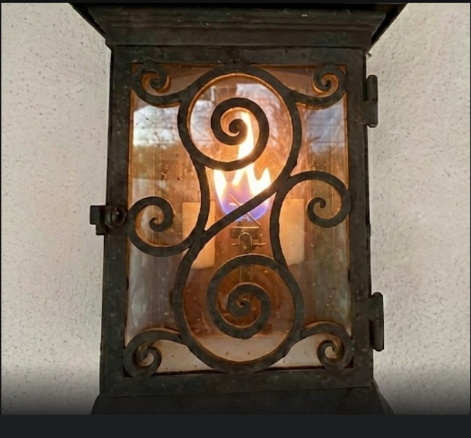 St. James Mediterranean Copper Lantern Custom Design