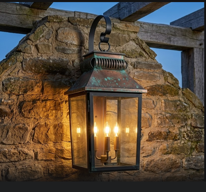 The Rizzini Copper Lantern Pendant Light Custom Design