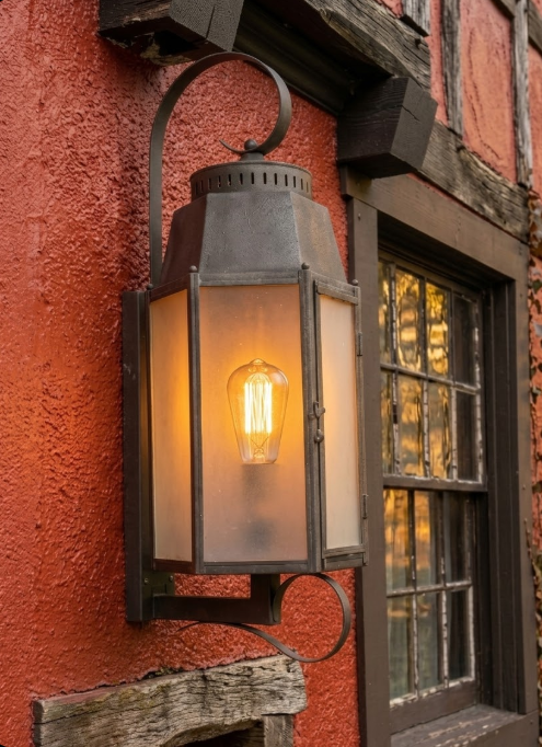 St. James Abrams Copper Lantern Pendant Light Custom Design