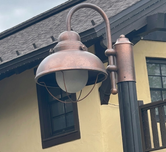 St. James Patagonia Copper Lantern Custom Design