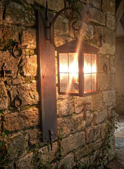 St. James El Dorado Steel Wall Lantern Custom Design