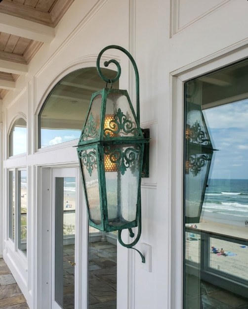 St. James Calypso Copper Lantern Custom Design