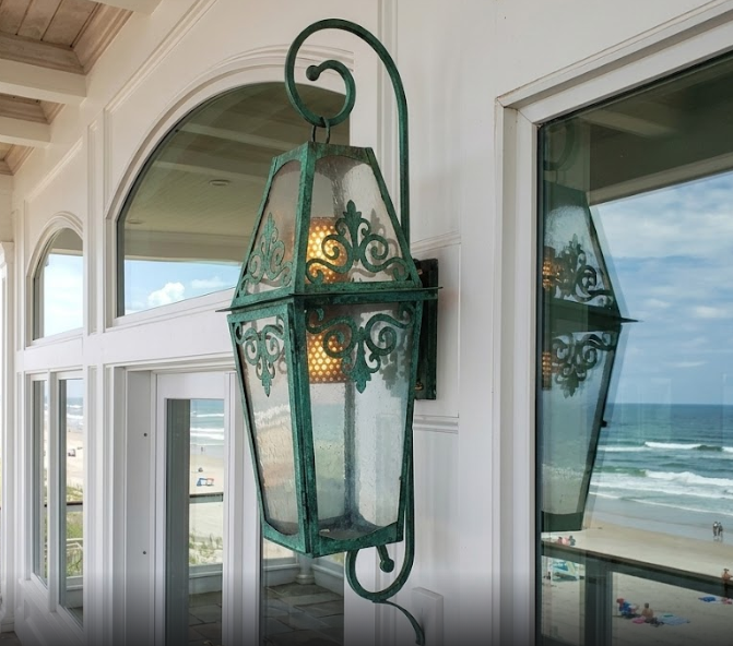 St. James Calypso Copper Lantern Custom Design