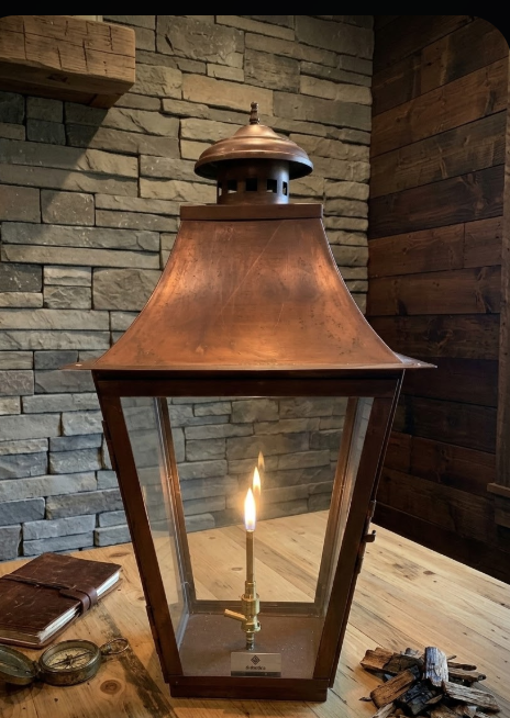 St. James Malibu Copper Lantern Pendant Light Custom Design