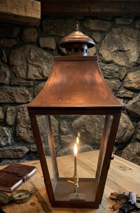 St. James Malibu Copper Lantern Pendant Light Custom Design