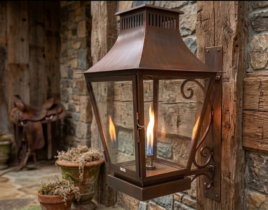 St. James Dorchester Copper Lantern Pendant Light Custom Design