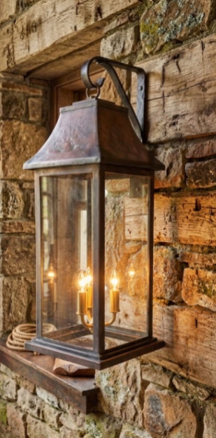 The Aruba Copper Lantern Pendant Light