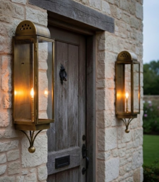 St. James Taverly Copper Lantern Custom Design