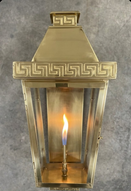 St. James Aztec Copper Lantern Pendant Light Custom Design
