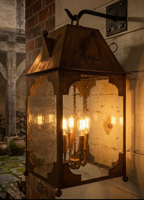 The Sanctuary Copper Lantern Pendant Light Custom Design