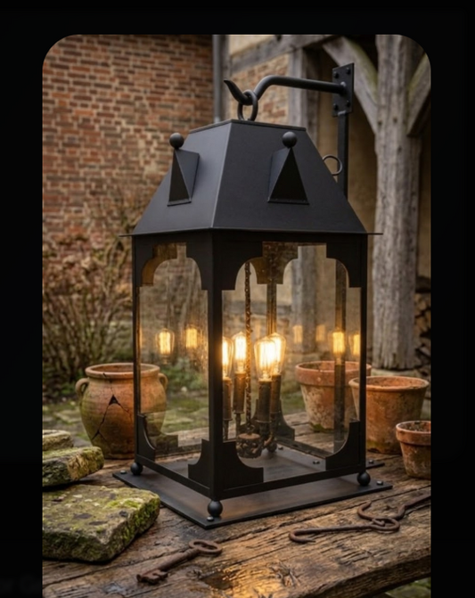 The Sanctuary Copper Lantern Pendant Light Custom Design