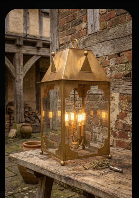The Sanctuary Copper Lantern Pendant Light Custom Design