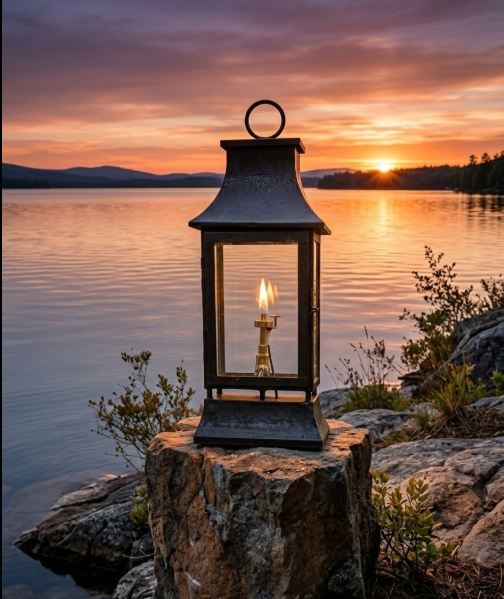 St. James Hudson Bay Coastal Lighthouse Nautical Lantern Custom Design