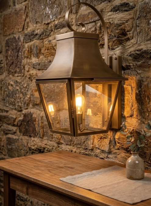 The Mandeville Copper Lantern Pendant Light Custom Design