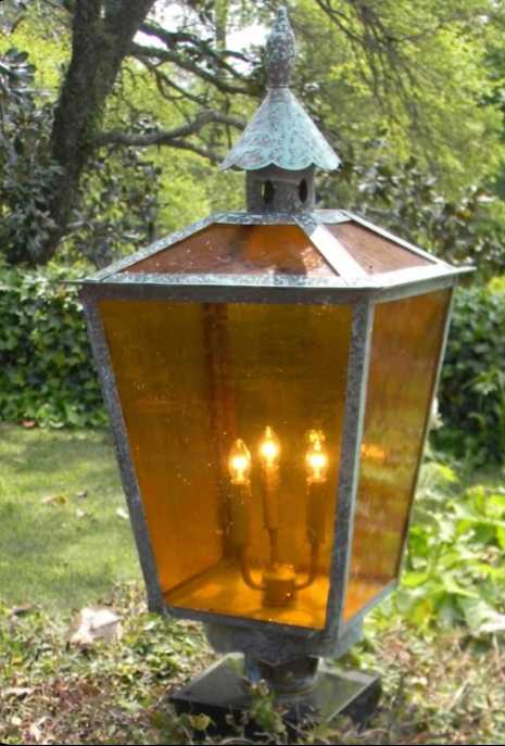 The Volturno Copper Lantern Pendant Light Custom Design