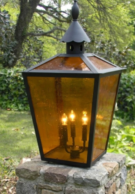 The Volturno Copper Lantern Pendant Light Custom Design