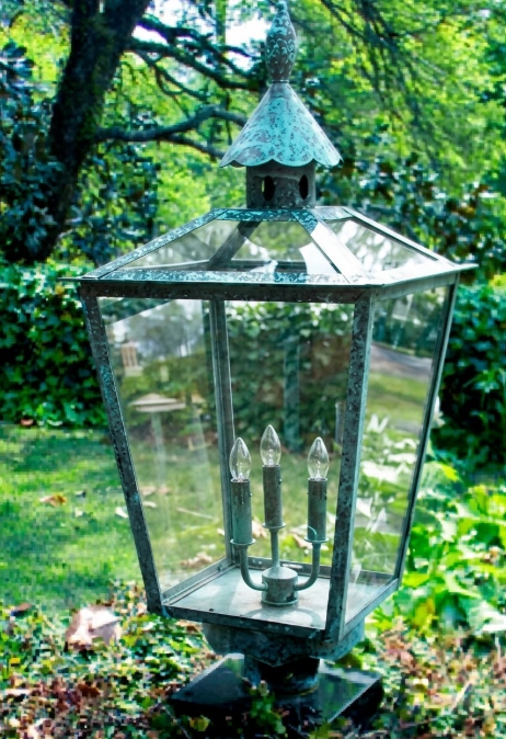 The Volturno Copper Lantern Pendant Light Custom Design