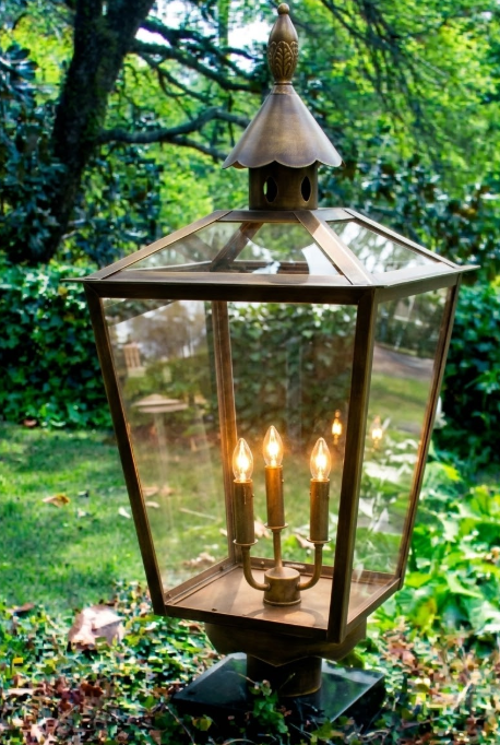 The Volturno Copper Lantern Pendant Light Custom Design