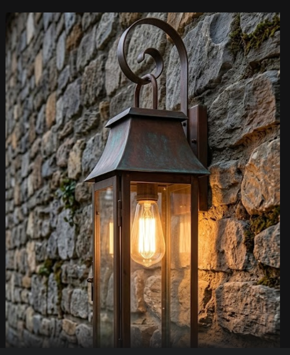 The AL BAR Copper Lantern Kitchen Island Pendant Light Custom Design