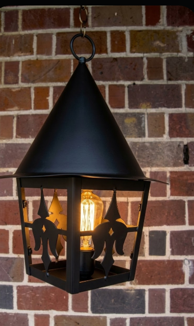 The Ginger Bread House Copper Lantern Pendant Light