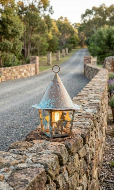 The Ginger Bread House Copper Lantern Pendant Light