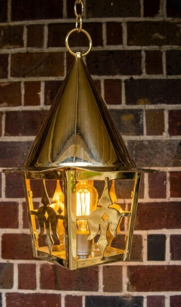 The Ginger Bread House Copper Lantern Pendant Light