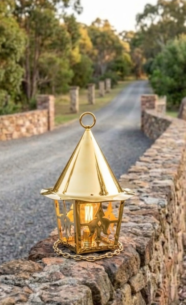 The Ginger Bread House Copper Lantern Pendant Light