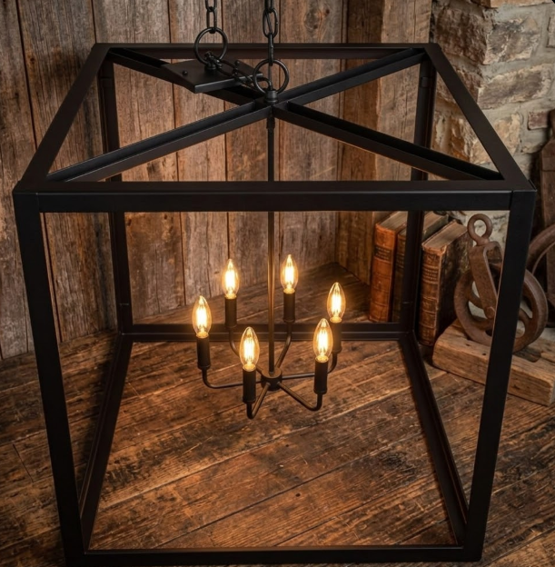 The Curacao Copper Chandelier Pendant Light Custom Design