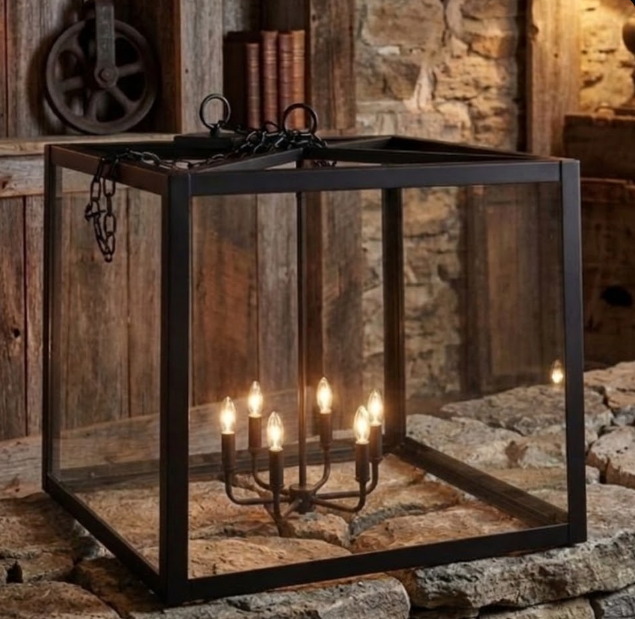 The Curacao Copper Chandelier Pendant Light Custom Design