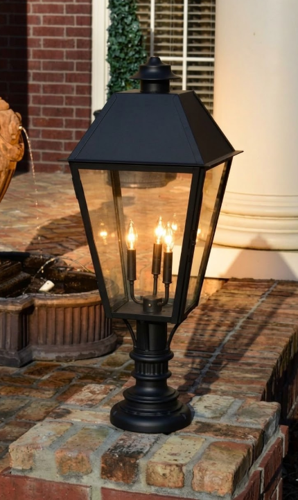 St. James Magnolia Copper Lantern