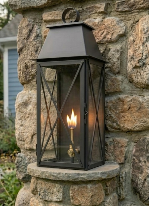 The Bogota Copper Lantern Pendant Light Custom Design