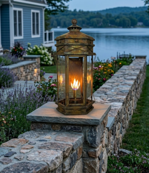 St. James Barcelona Copper Lantern Pendant Light Custom Design