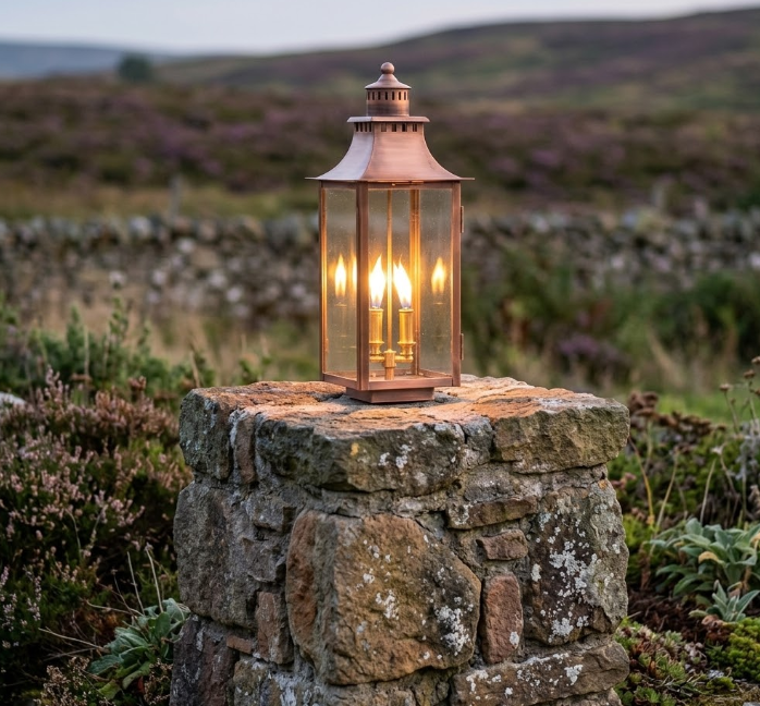 The Mozark Copper Lantern Pendant Light Custom Design