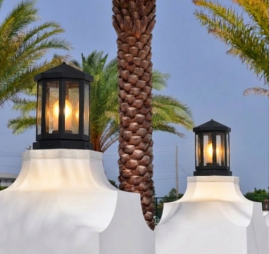 The Baja Bay Coastal Nautical Copper Lantern Pendant Light Custom Design