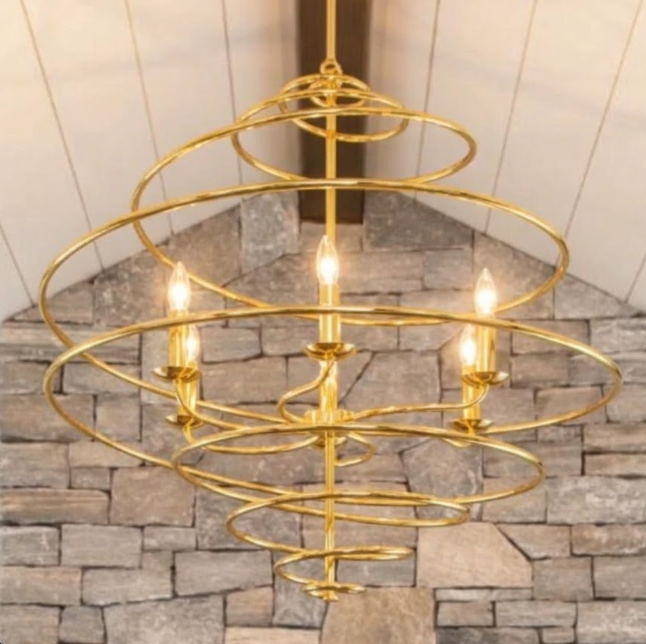 The Prosecco Steel Chandelier Pendant Light Custom Design