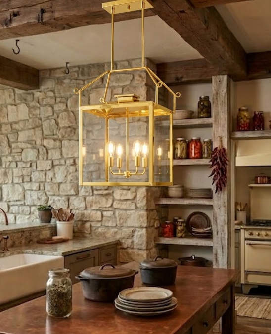 The Gabrielle Copper Chandelier Pendant Lights Custom Design