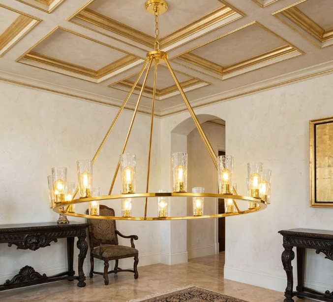 The Bellissima Steel Chandelier Pendant Light Custom Design