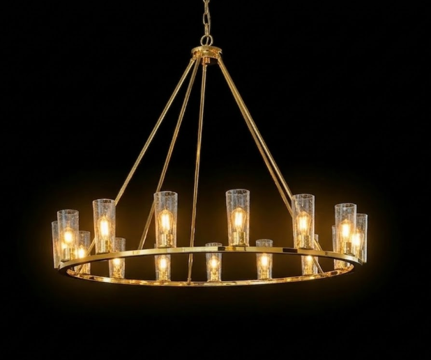 The Bellissima Steel Chandelier Pendant Light Custom Design