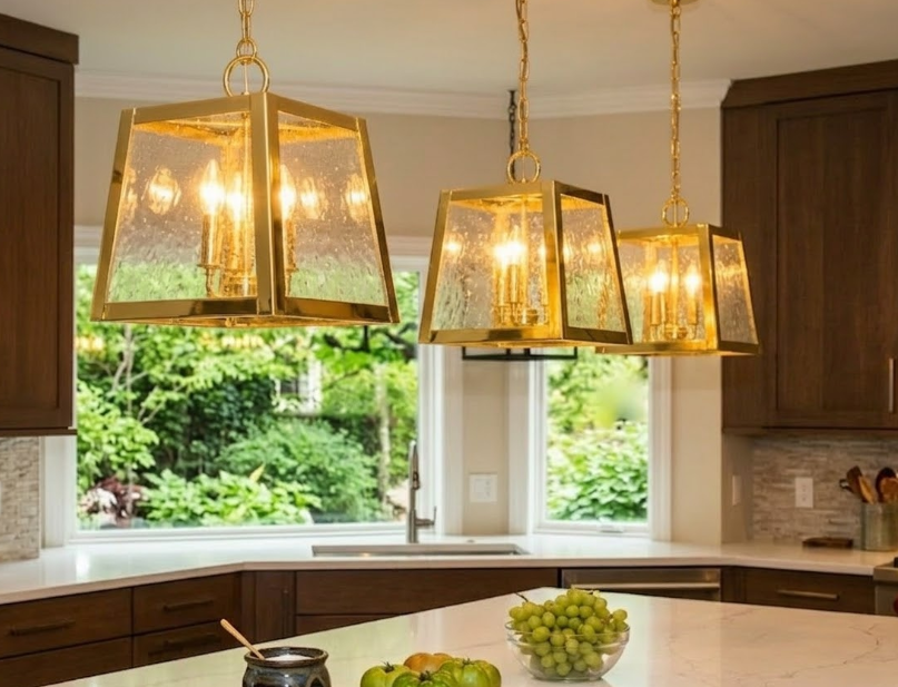 St. James Abilene Copper Kitchen Island Pendant Lights