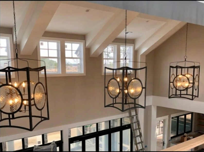 St. James Bonsai Copper Chandelier Kitchen Island Pendant Light