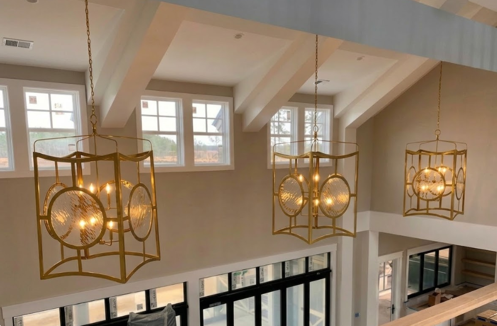 St. James Bonsai Copper Chandelier Kitchen Island Pendant Light
