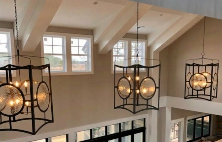 St. James Bonsai Copper Chandelier Kitchen Island Pendant Light